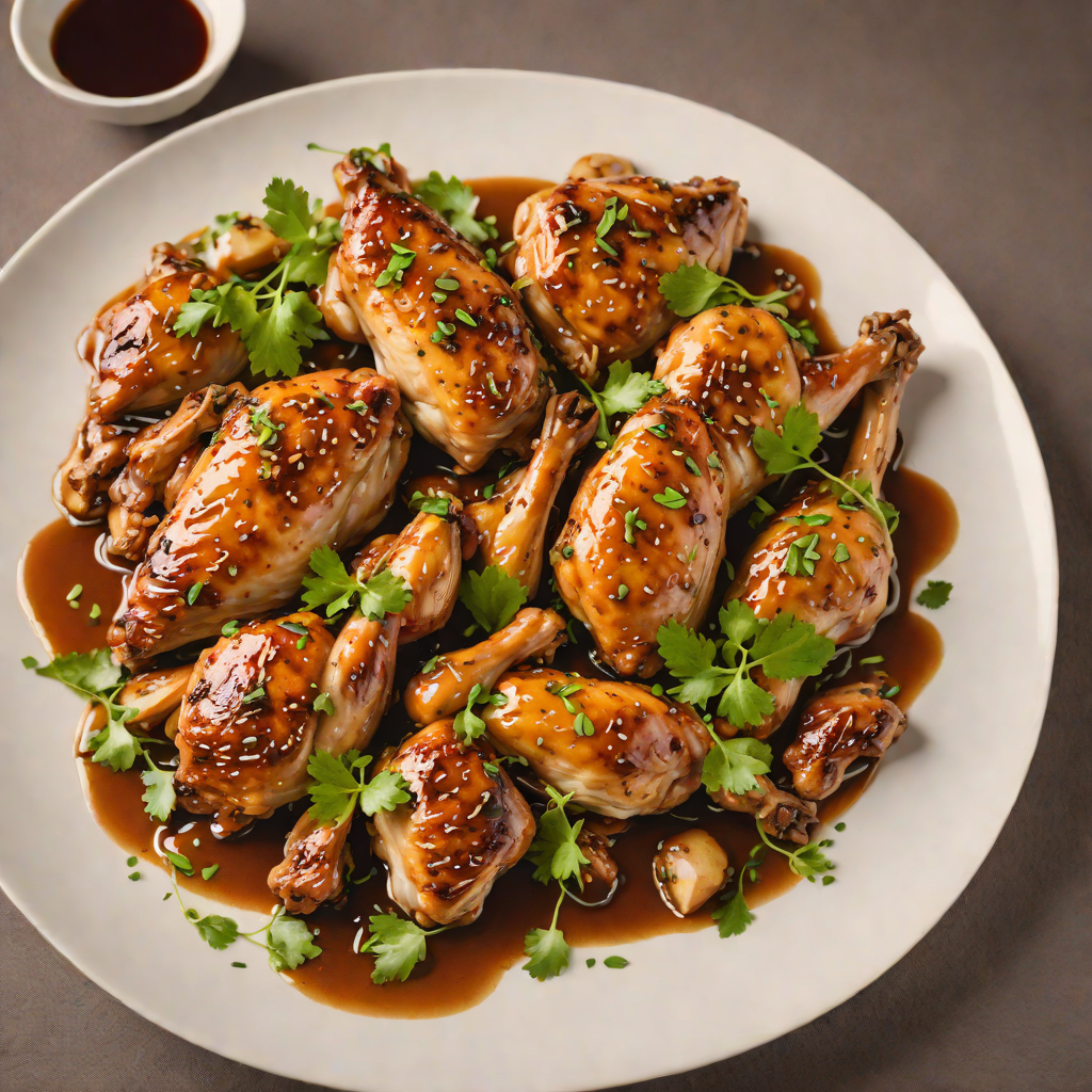 Vinegar-Braised Chicken with Soy and Garlic