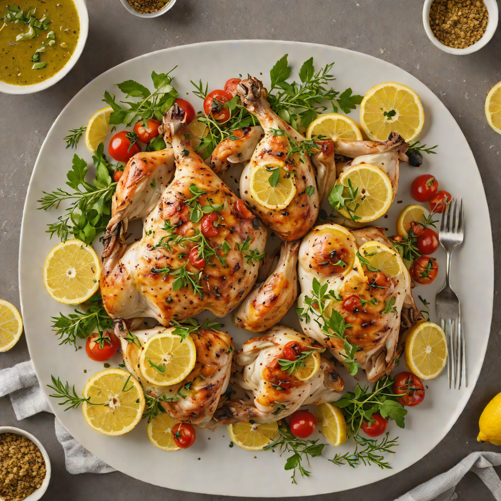 Slow-Roasted Lemon Thyme Mediterranean Chicken