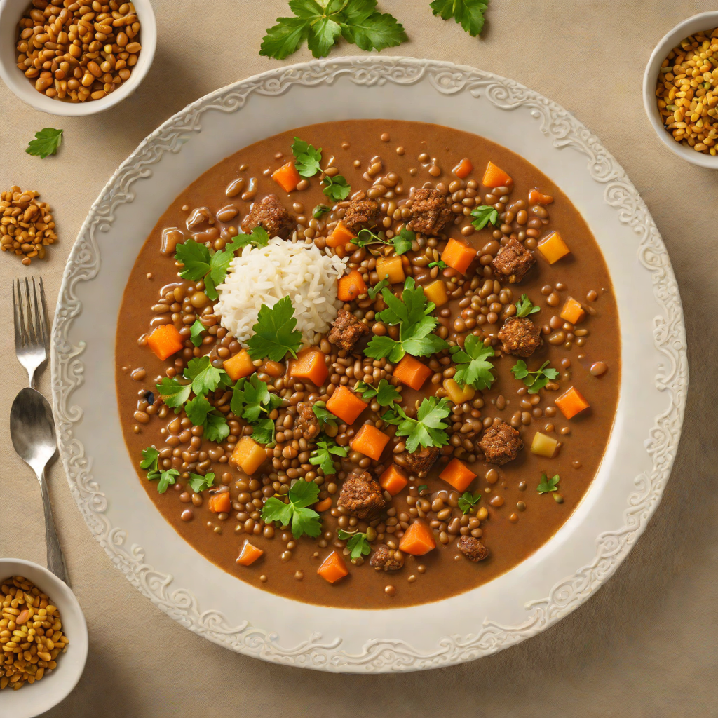 Slow-Simmered Lentil Stew with Niter Kibbeh and Berbere