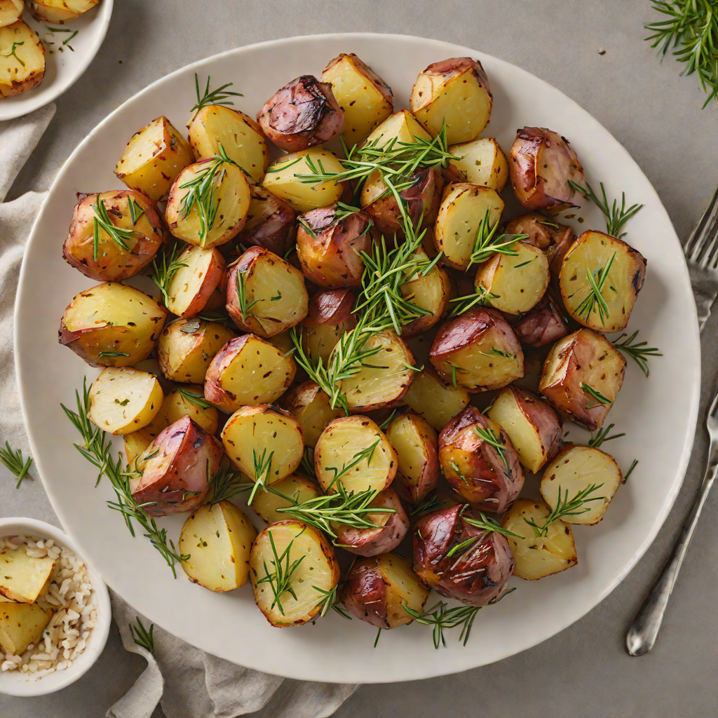 Oven-Roasted Red Potatoes with Garlic and Rosemary