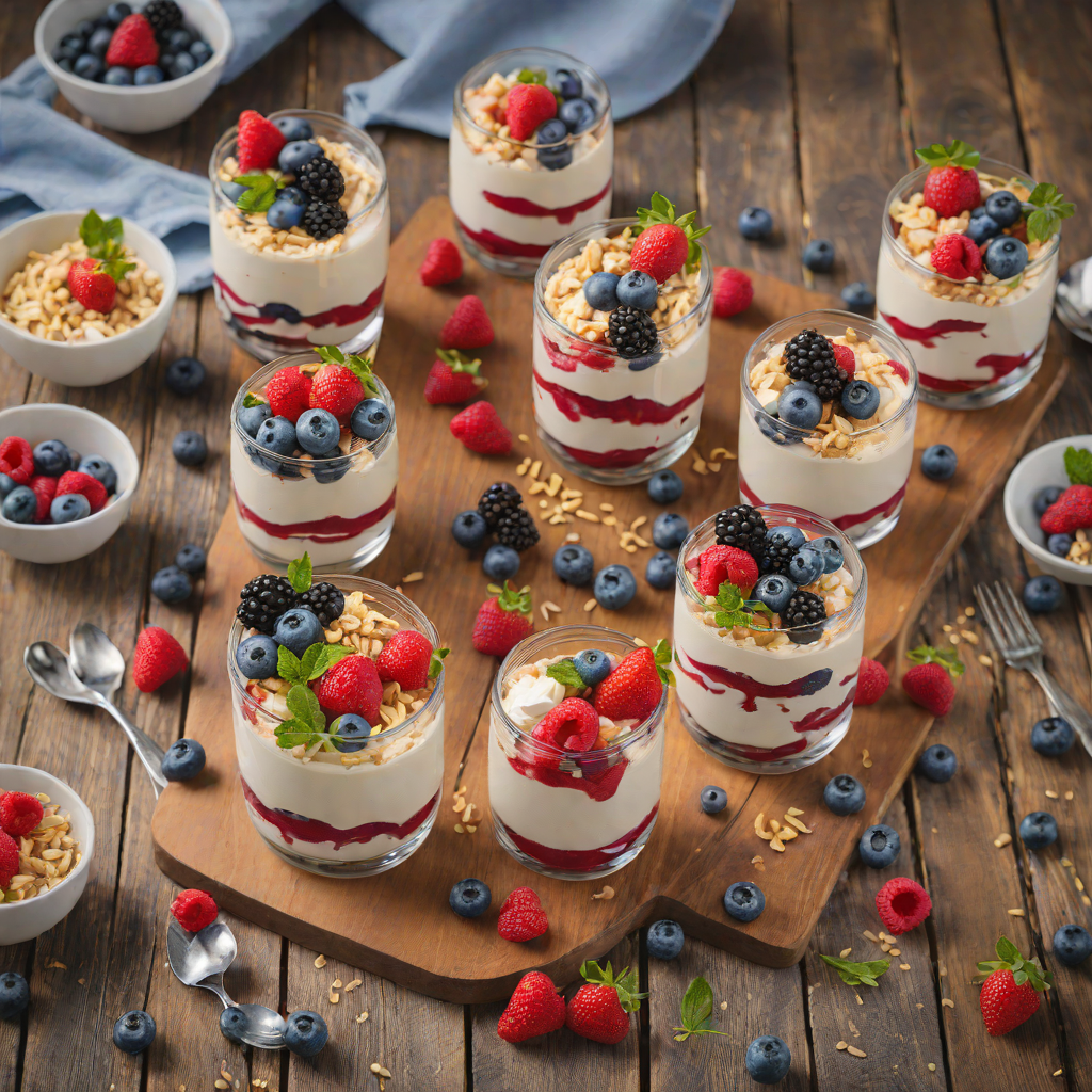 No-Bake berry Cheesecake Parfaits