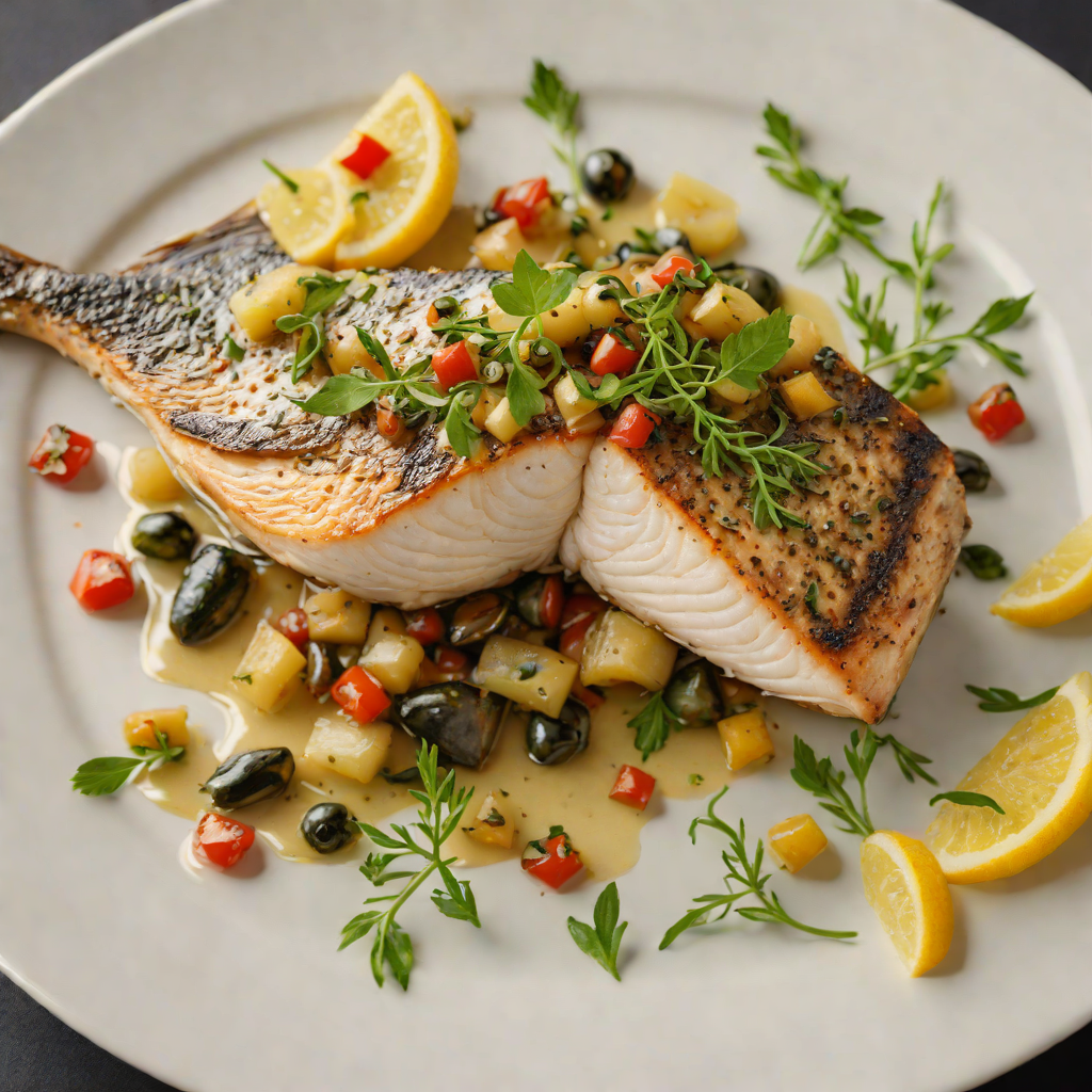 Pan-Roasted Sicilian Sea Bass with Lemon and Capers