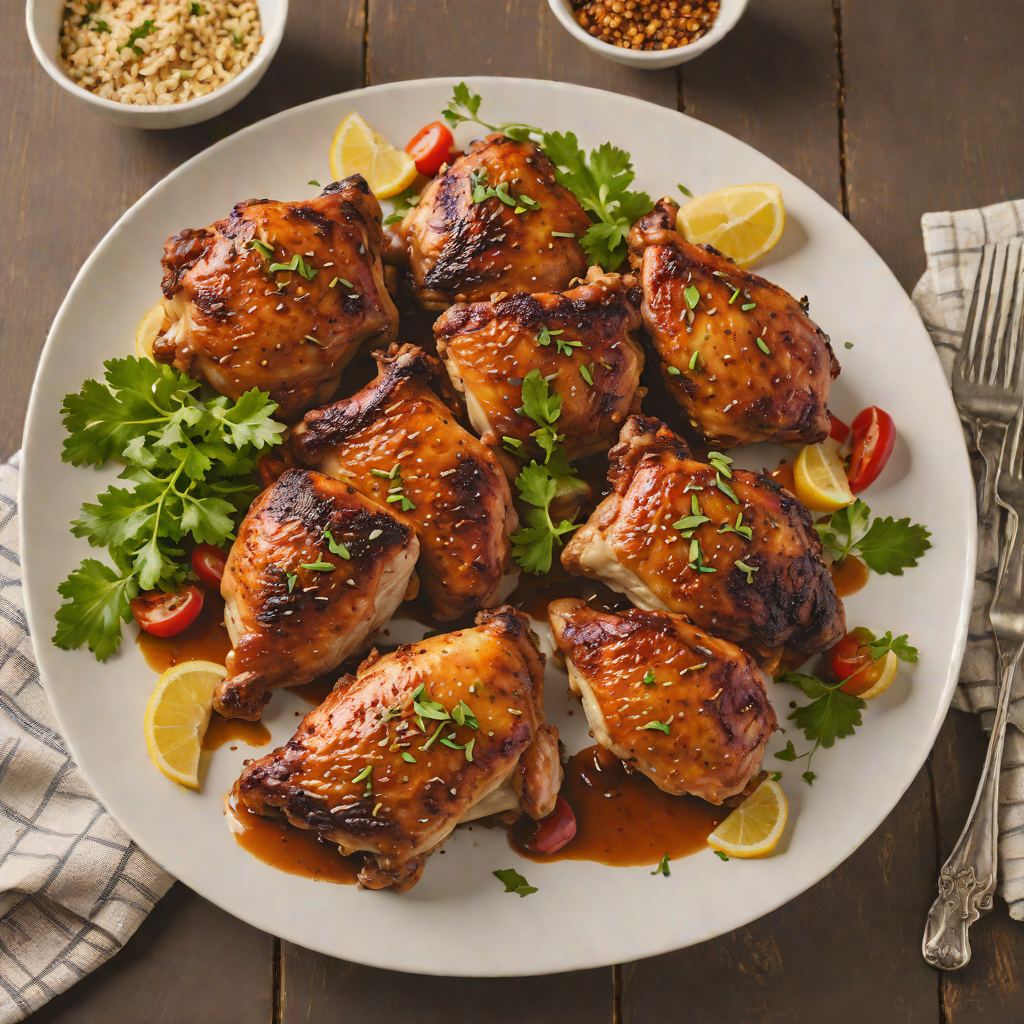 Mesquite-Smoked Chicken Thighs with Spicy Dry Rub