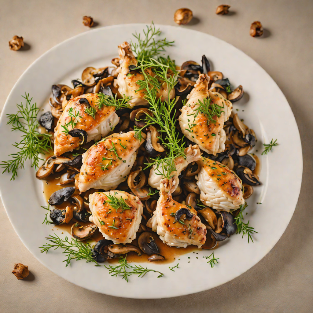 Sautéed Chicken with Thyme and Wild Mushrooms