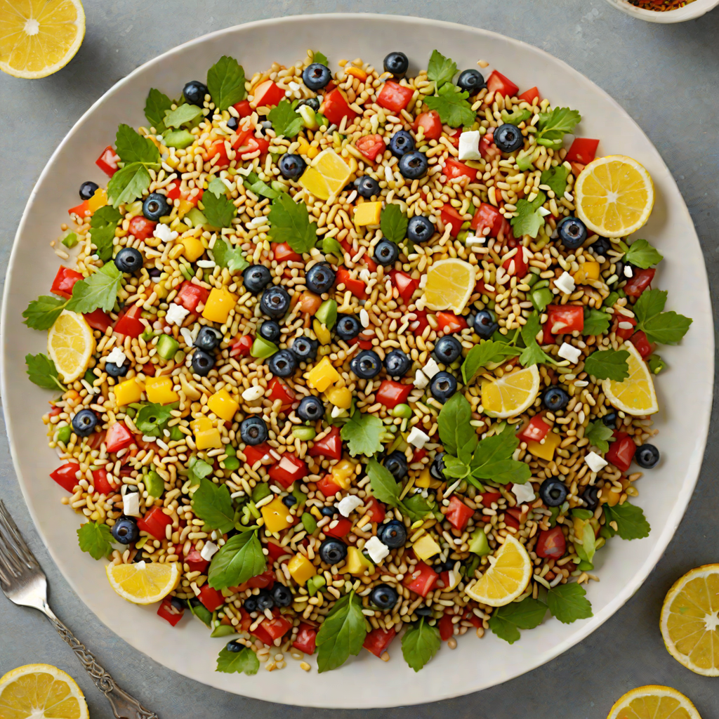 Tri-Color Quinoa Salad with Lemon Vinaigrette