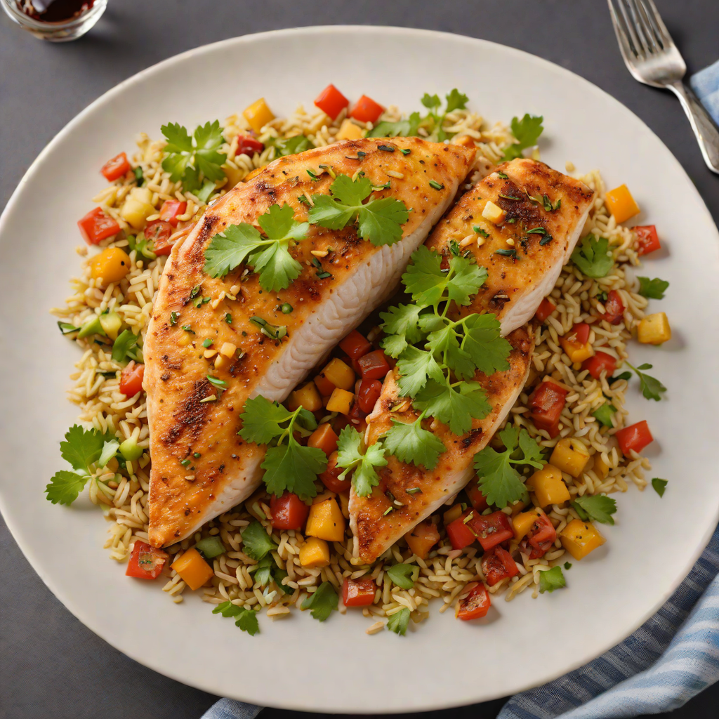 Pan-Roasted Ethiopian-Inspired Tilapia with Garlic and Berbere