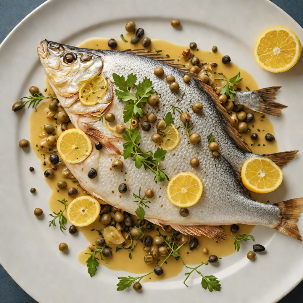 Pan-Seared Sea Bream with Capers and Lemon