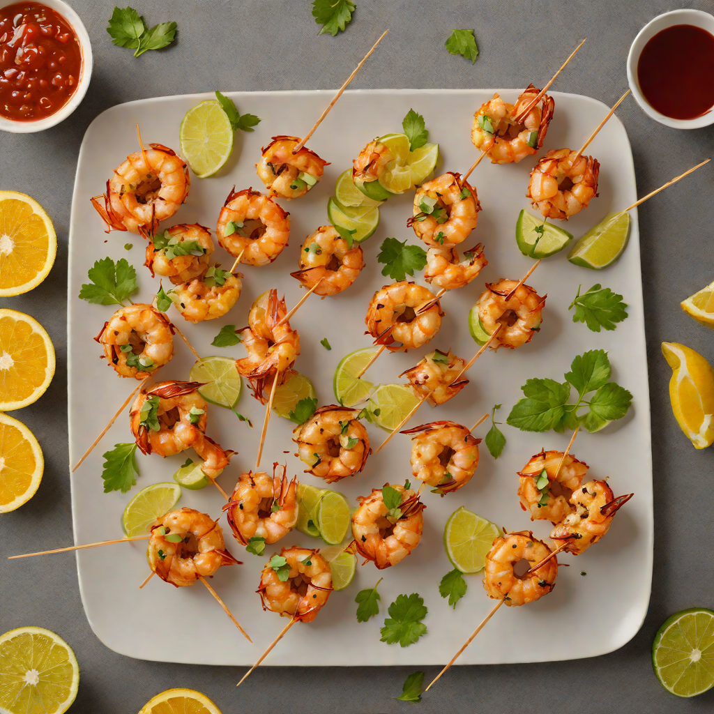 Firecracker Shrimp Skewers with Spicy Citrus Glaze