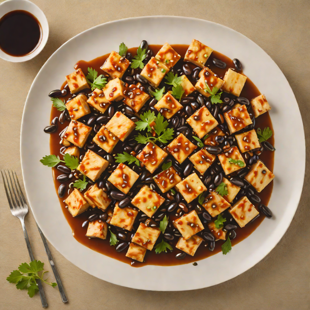 Stir-Fried Tofu with Asian Black Bean Sauce