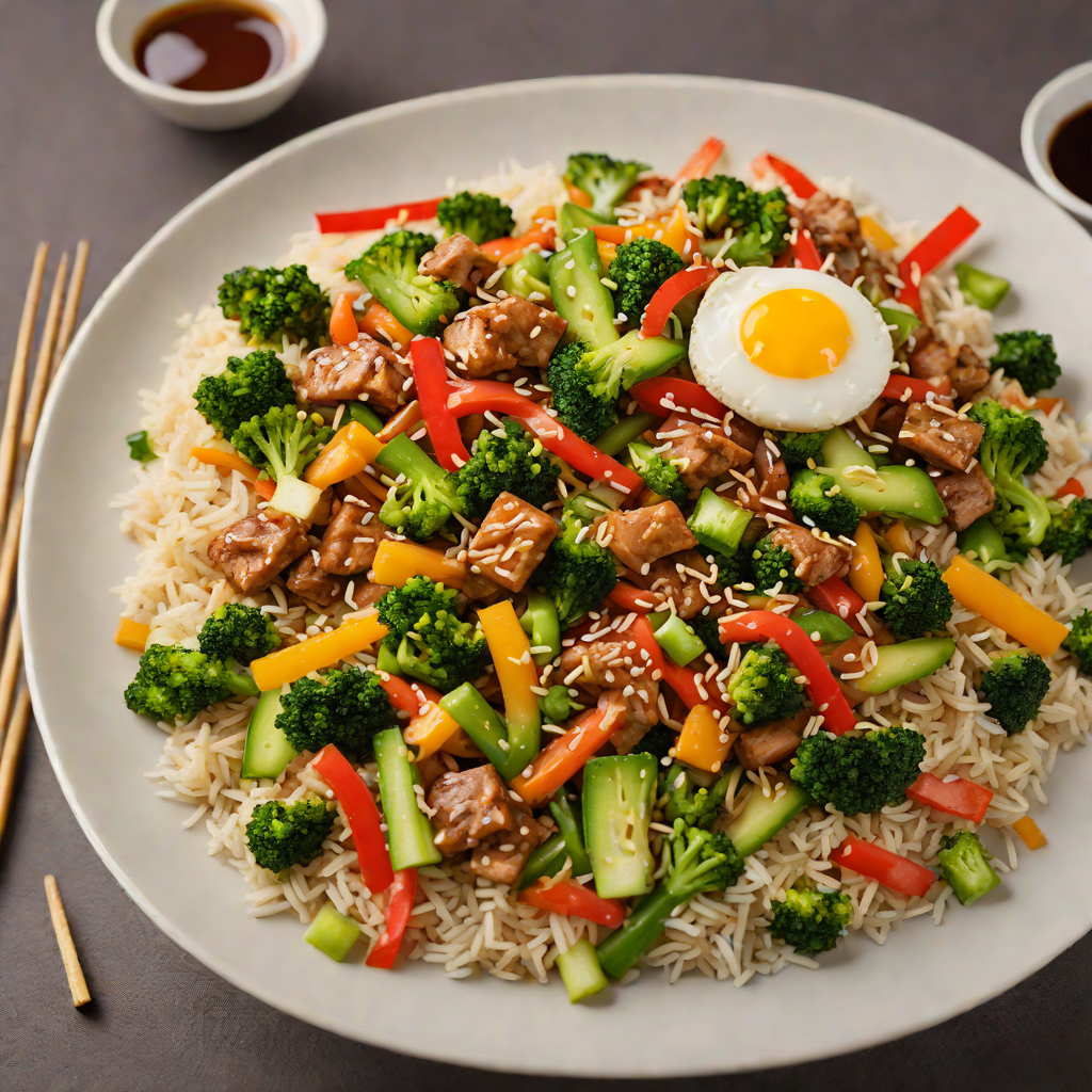 Vegetable Stir-Fry Rice Bowls with Sweet Soy Glaze