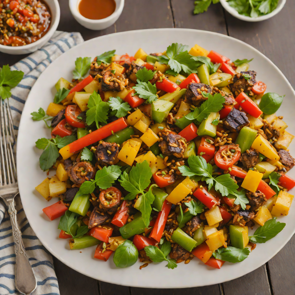 Berbere-Spiced Vegetable Stir Fry