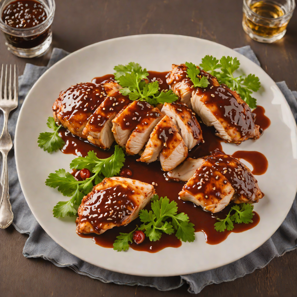 Pan-Seared Chicken with Spiced Red Dirt BBQ Glaze