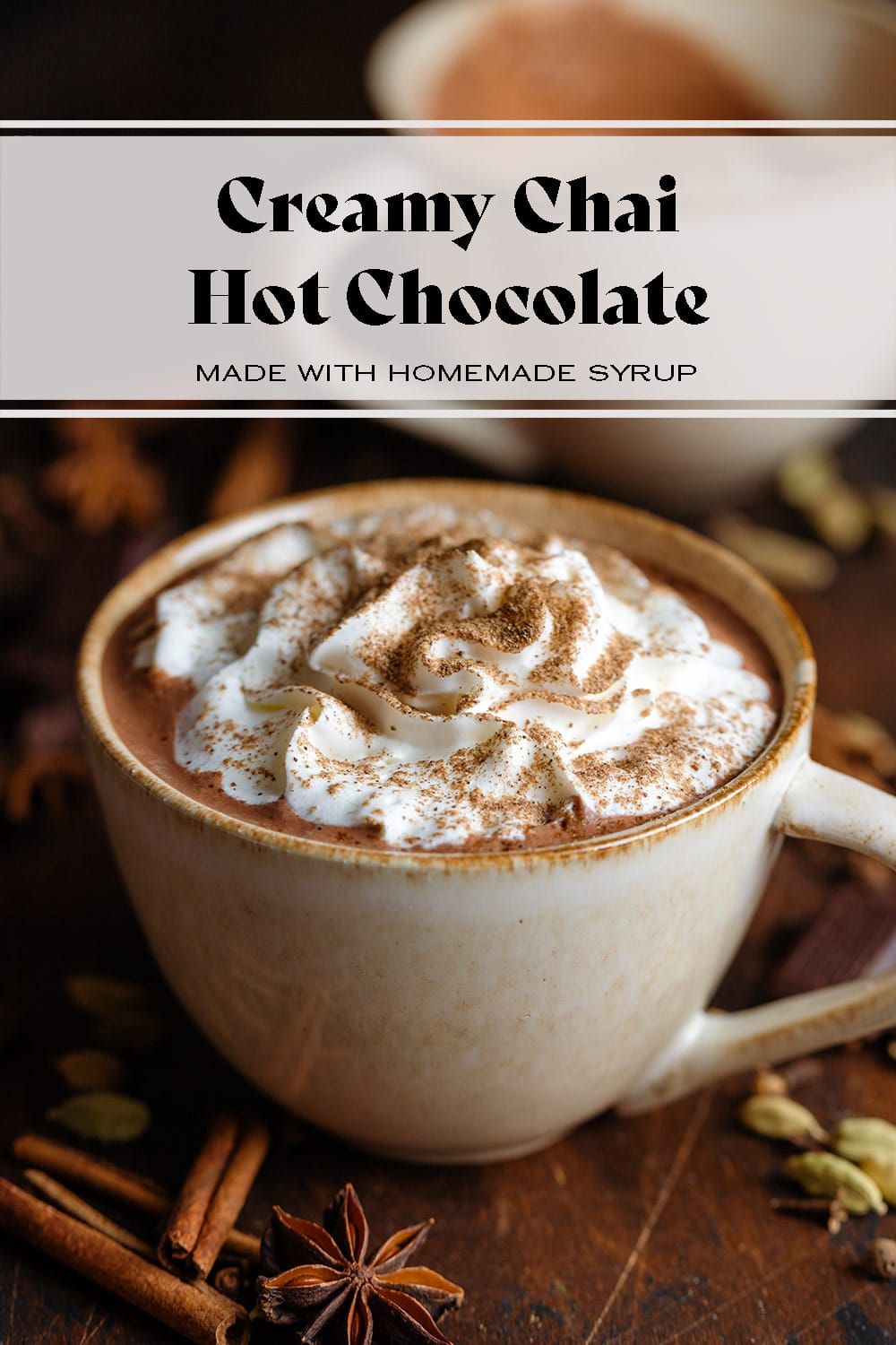 Chai-Spiced Hot Chocolate Latte
