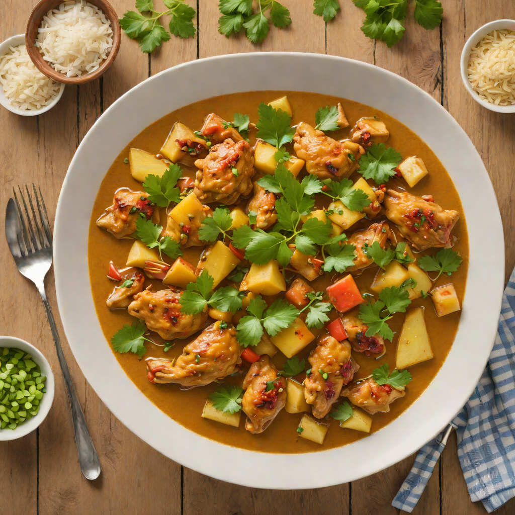 Slow-Simmered Vietnamese Chicken Curry with Coconut and Potatoes
