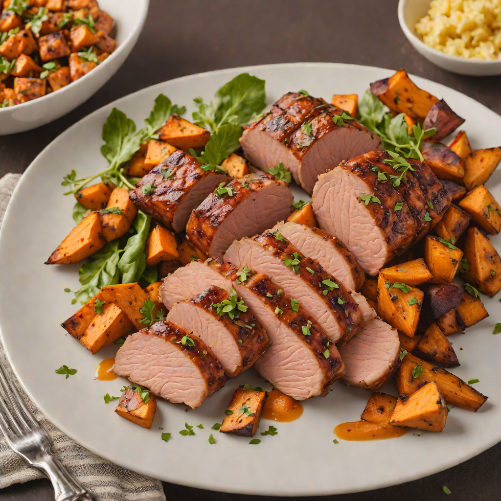 Cajun-Spiced Pork Tenderloin with Roasted Sweet Potatoes