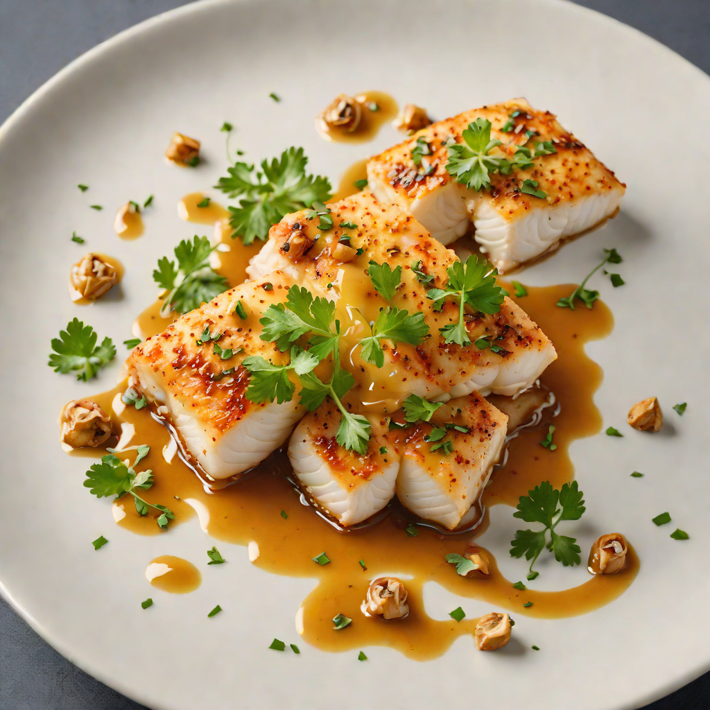 Pan-Seared Cod with Garlic and Paprika Oil
