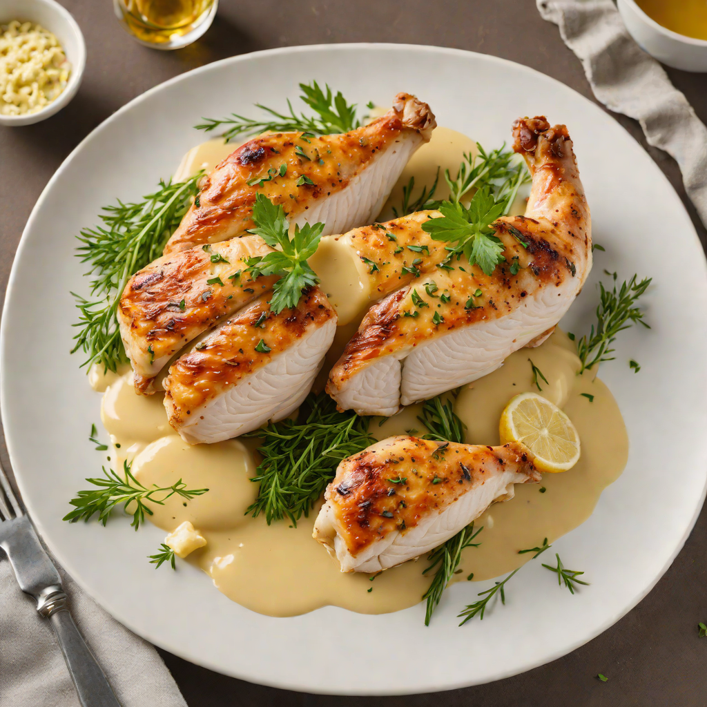 Pan-Seared Chicken with North Peoria Herb Butter