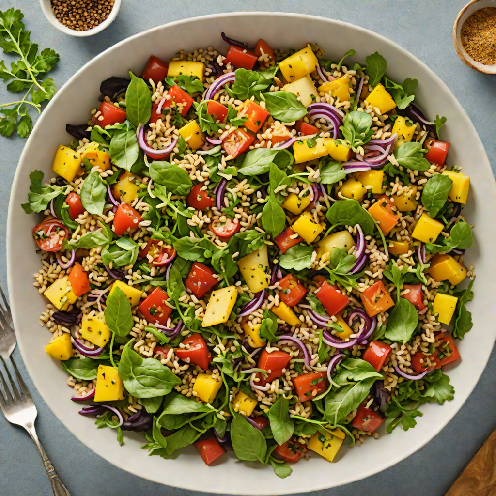 MapQuest-Inspired Grilled Vegetable and Quinoa Salad