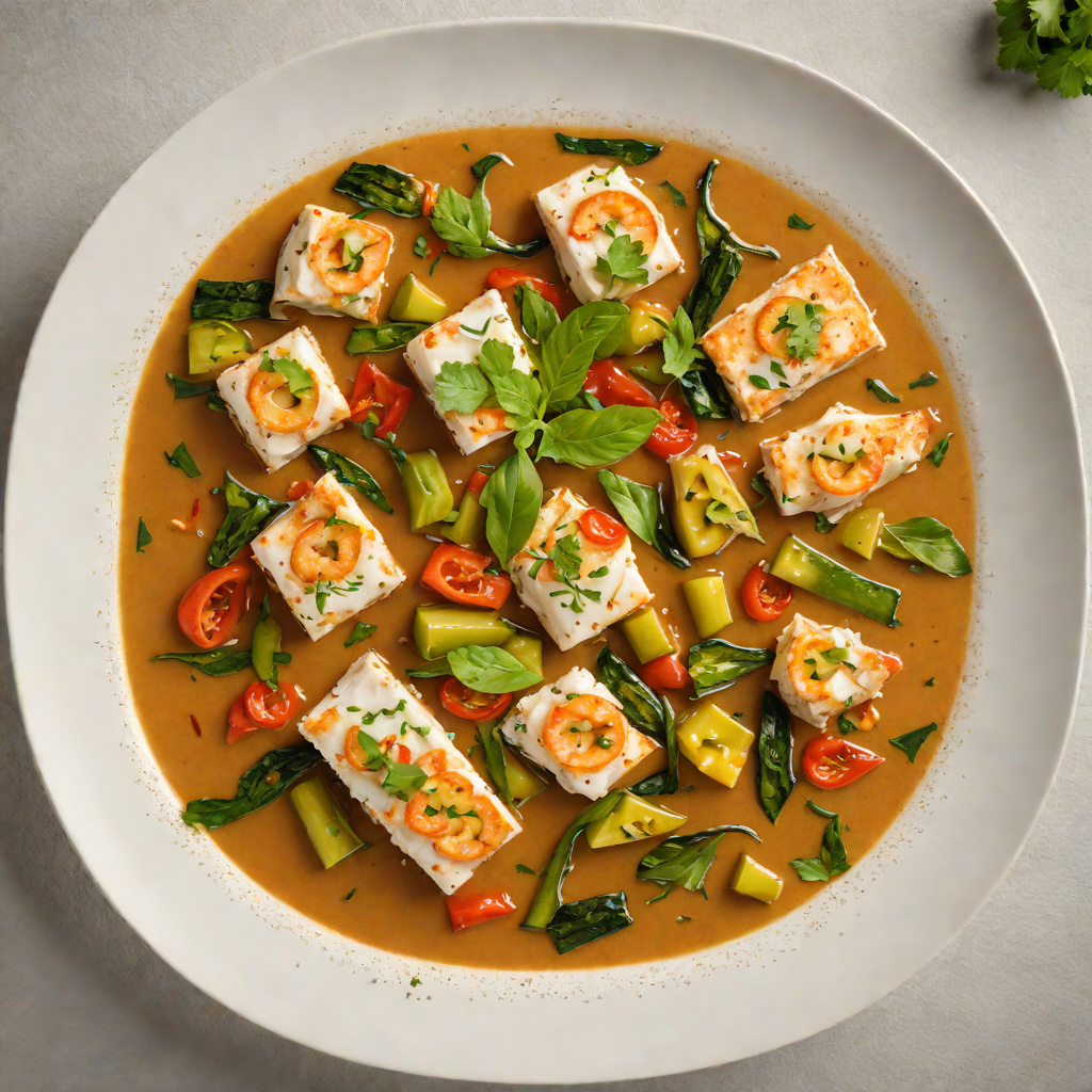 Slow-Cooked Amazonian Fish Stew with Okra and Coconut Milk