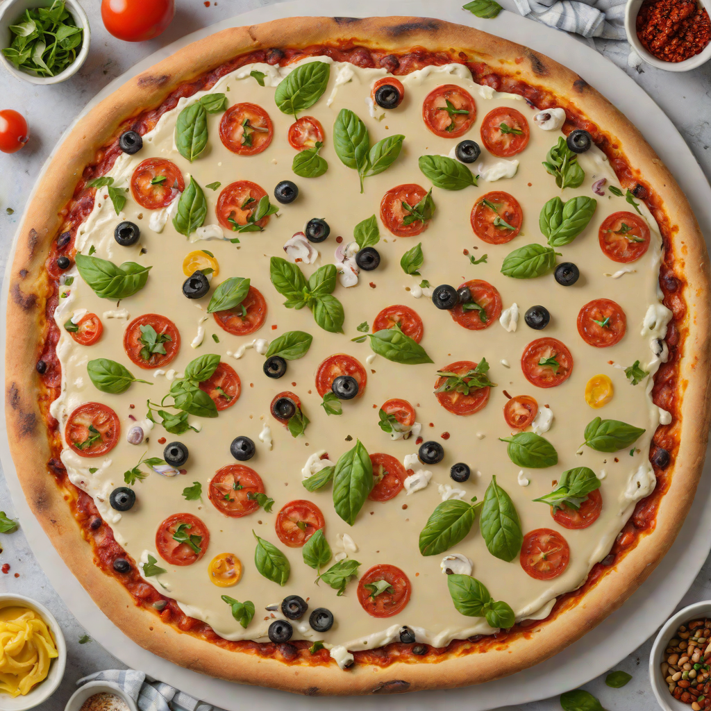 Sourdough Hand-Stretched Pizza Dough with Classic Toppings