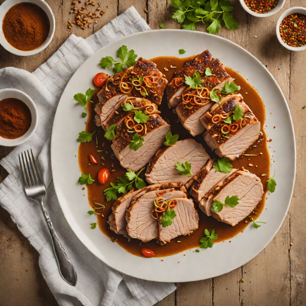 Slow-Cooked Mato Grosso Pork with Amazonian Spice Rub