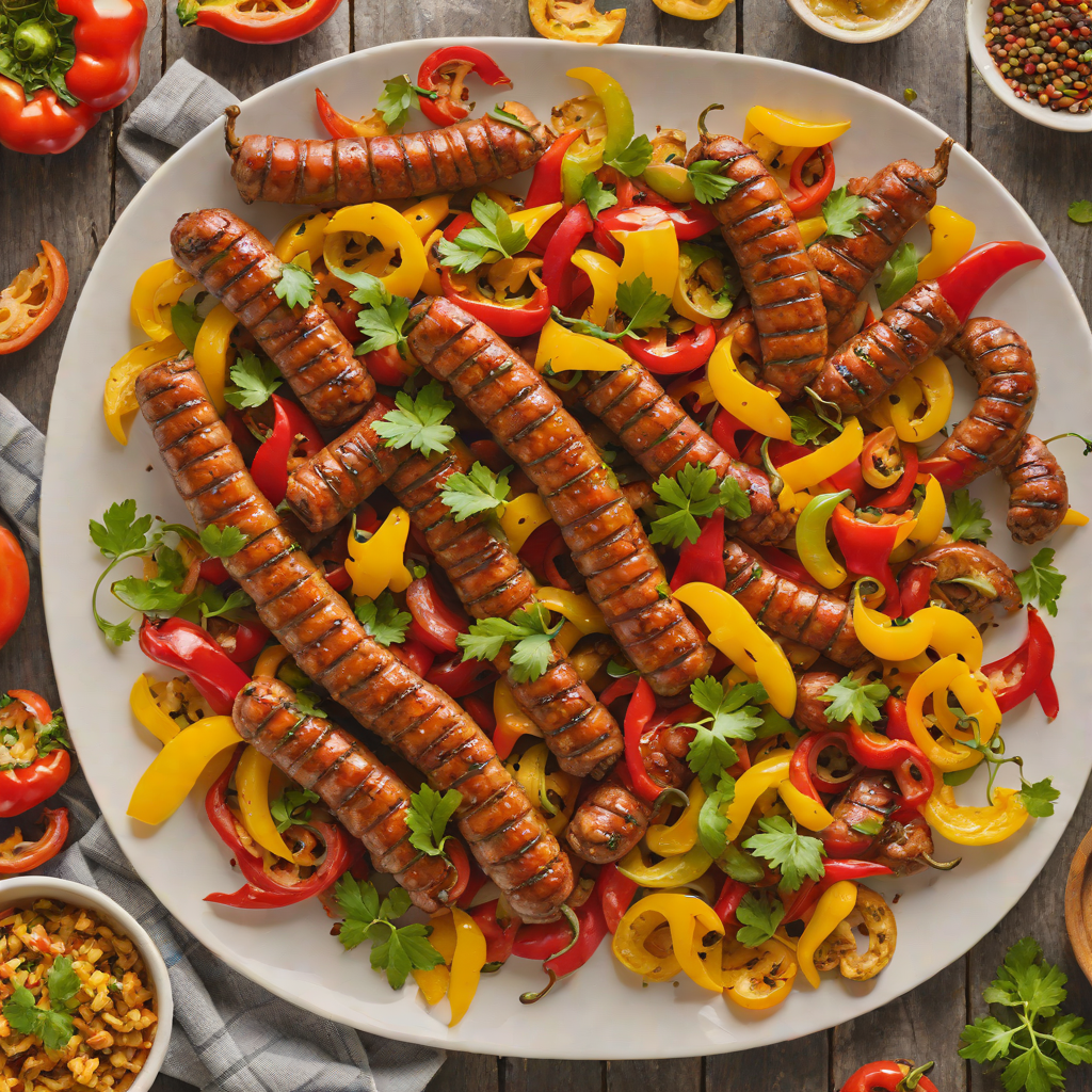 Sheet Pan Cajun-Spiced Sausage and Bell Peppers