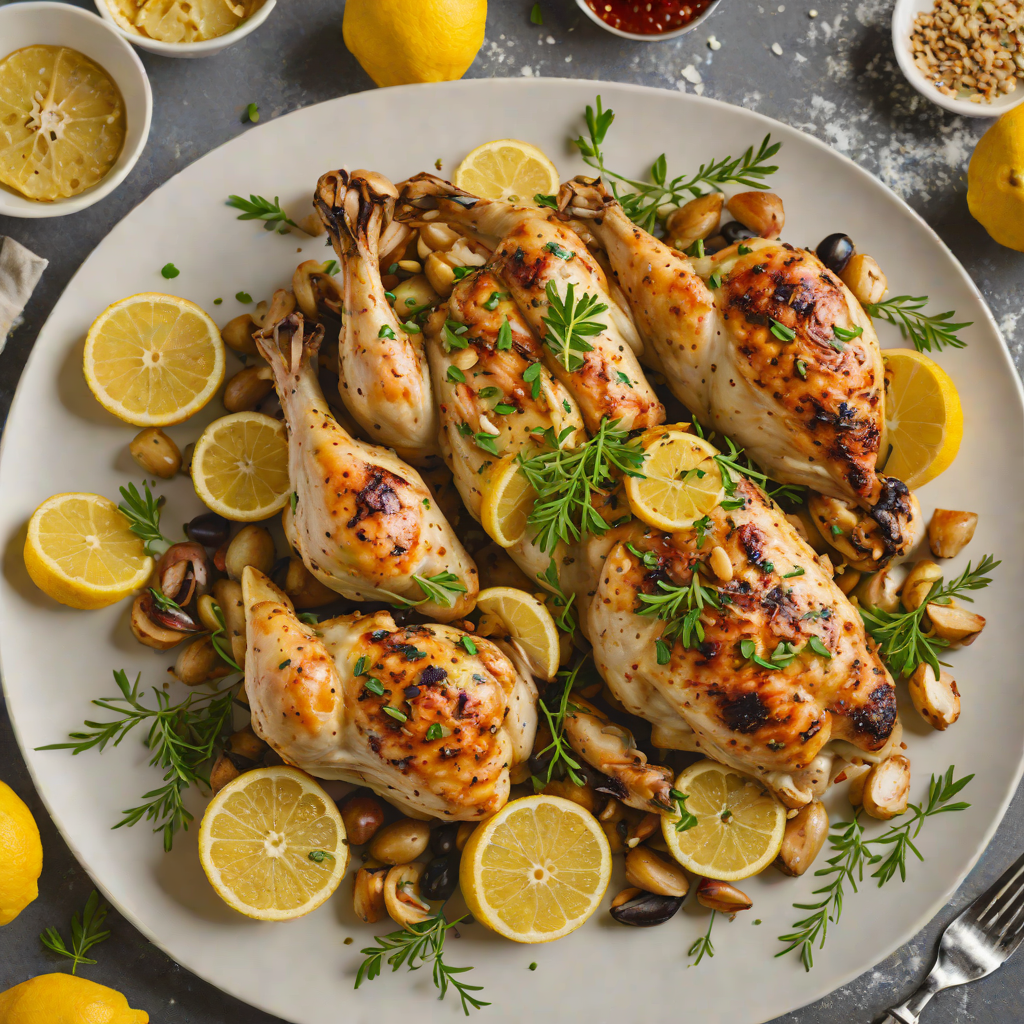Slow-Roasted Lemon-Garlic Mediterranean Chicken