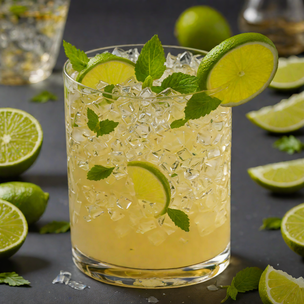 Ginger-Lime Iced Green Tea Refresher