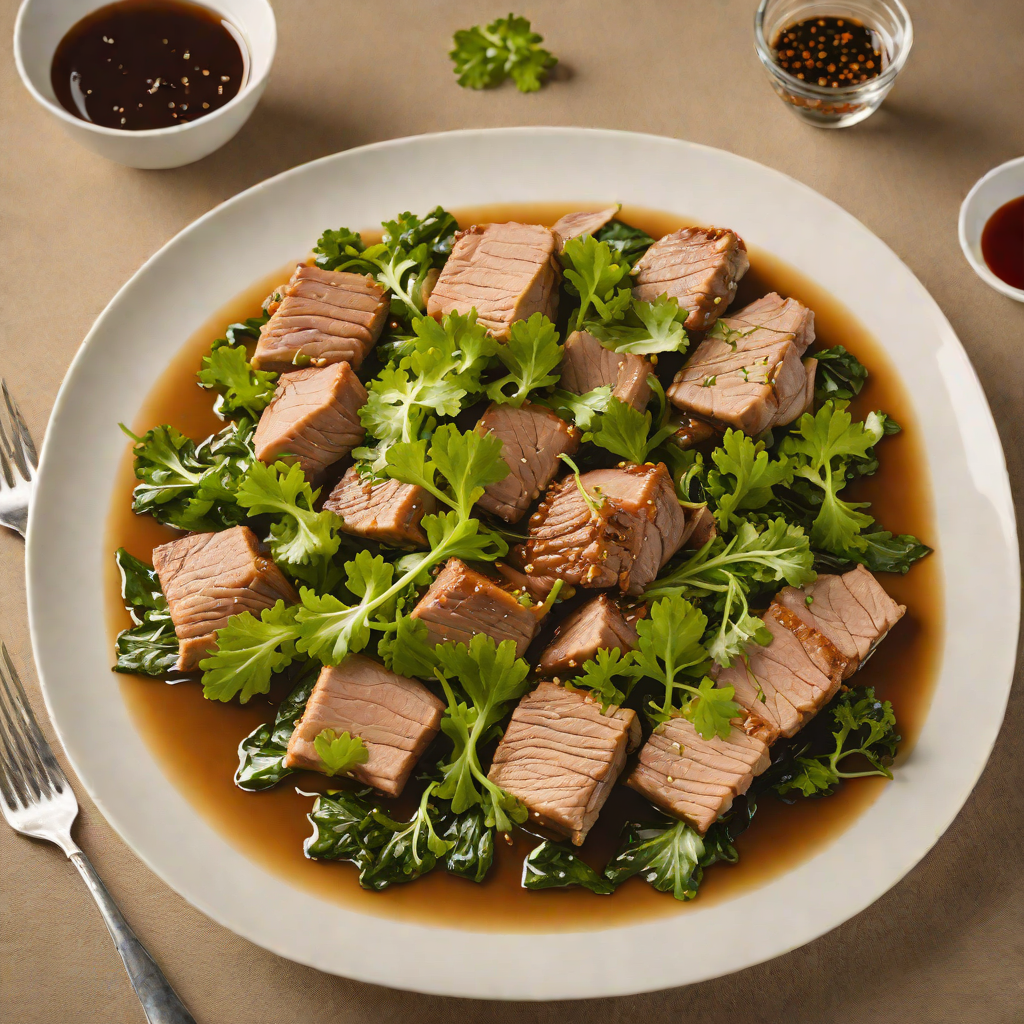 Vinegar-Braised Pork with Pickled Mustard Greens