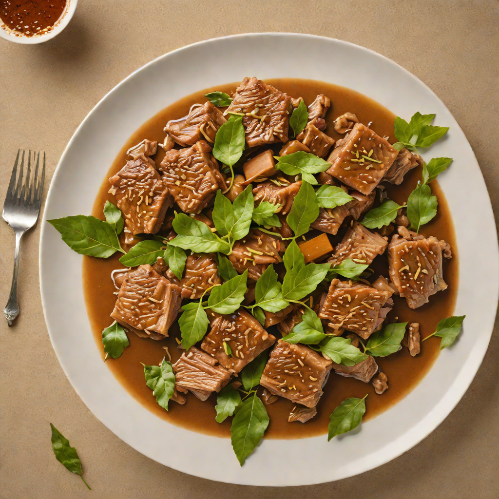 Slow-Simmered Pork Adobo with Coconut Vinegar and Bay Leaves