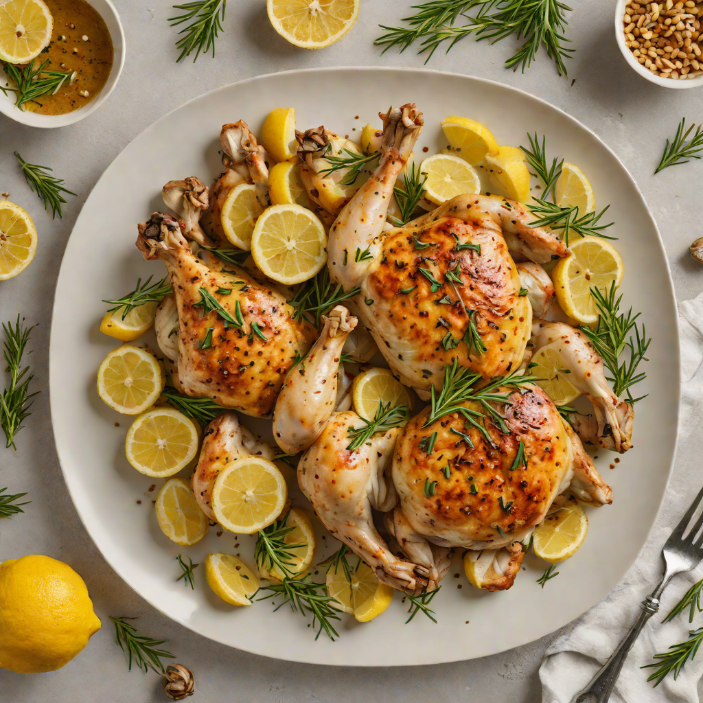 One-Pan Roasted Lemon Chicken with Garlic and Rosemary