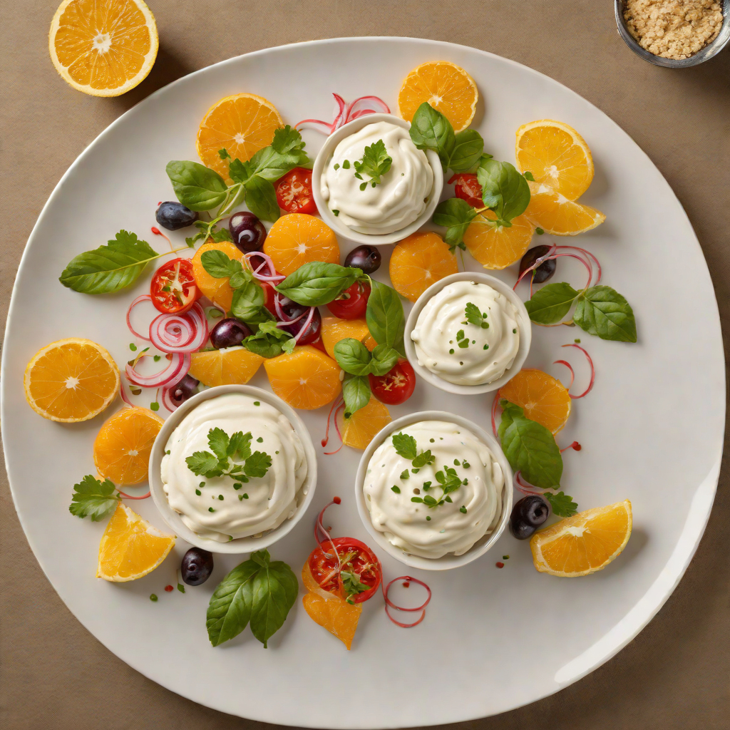 Mediterranean-Fusion Small Plates with Citrus Yogurt Sauce