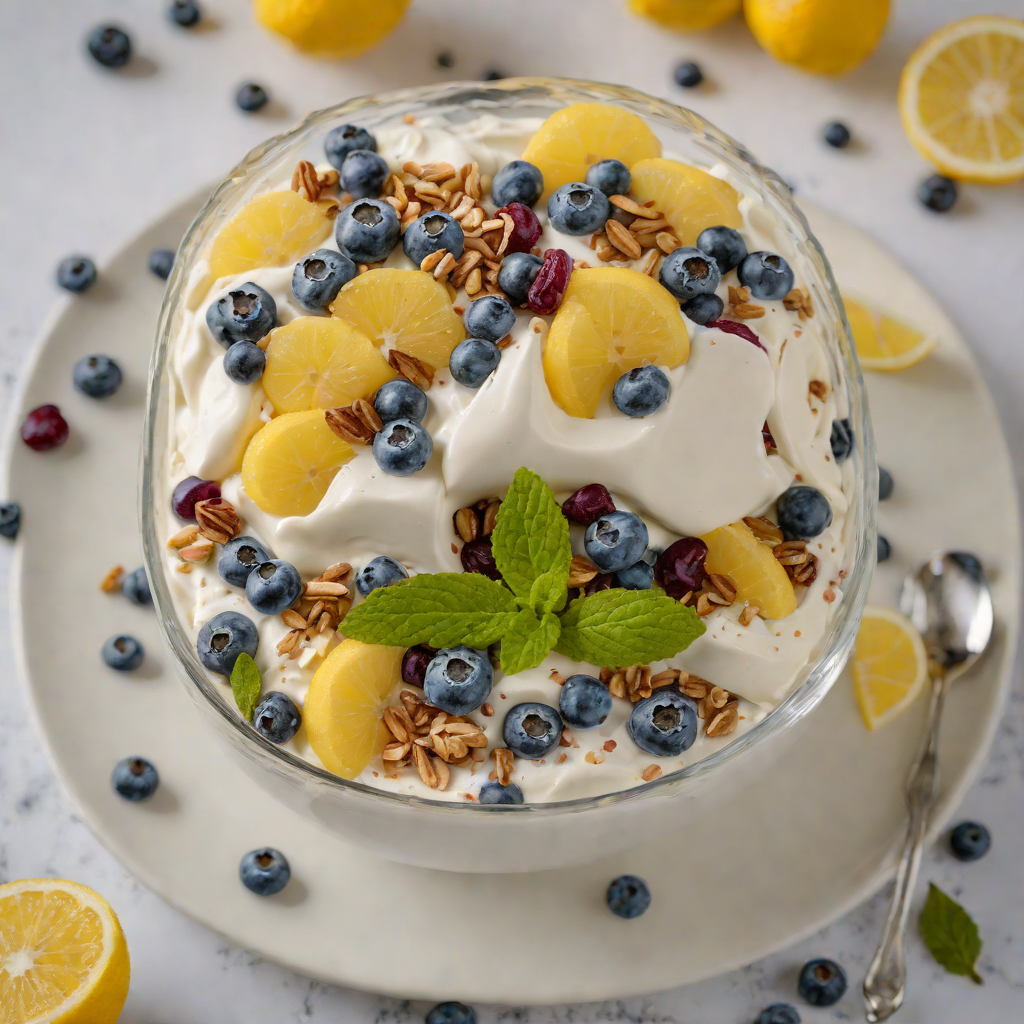 Blueberry and Lemon Yogurt Parfait