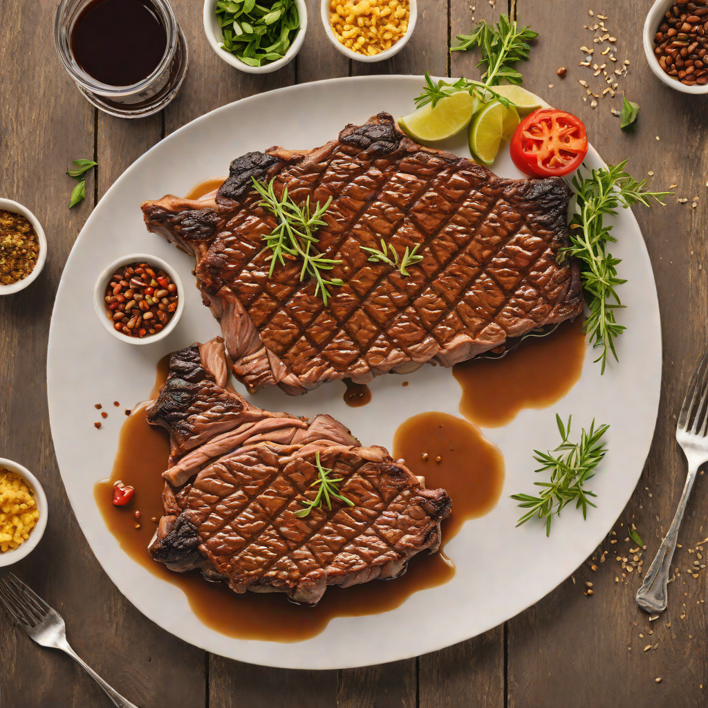 Smoky Mesquite-Grilled Ribeye with Texas Whiskey Glaze