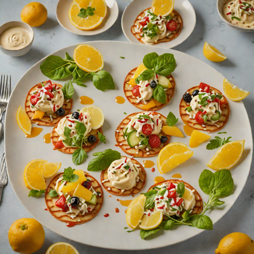 Mediterranean-Fusion Small Plates with Citrus Tahini Drizzle