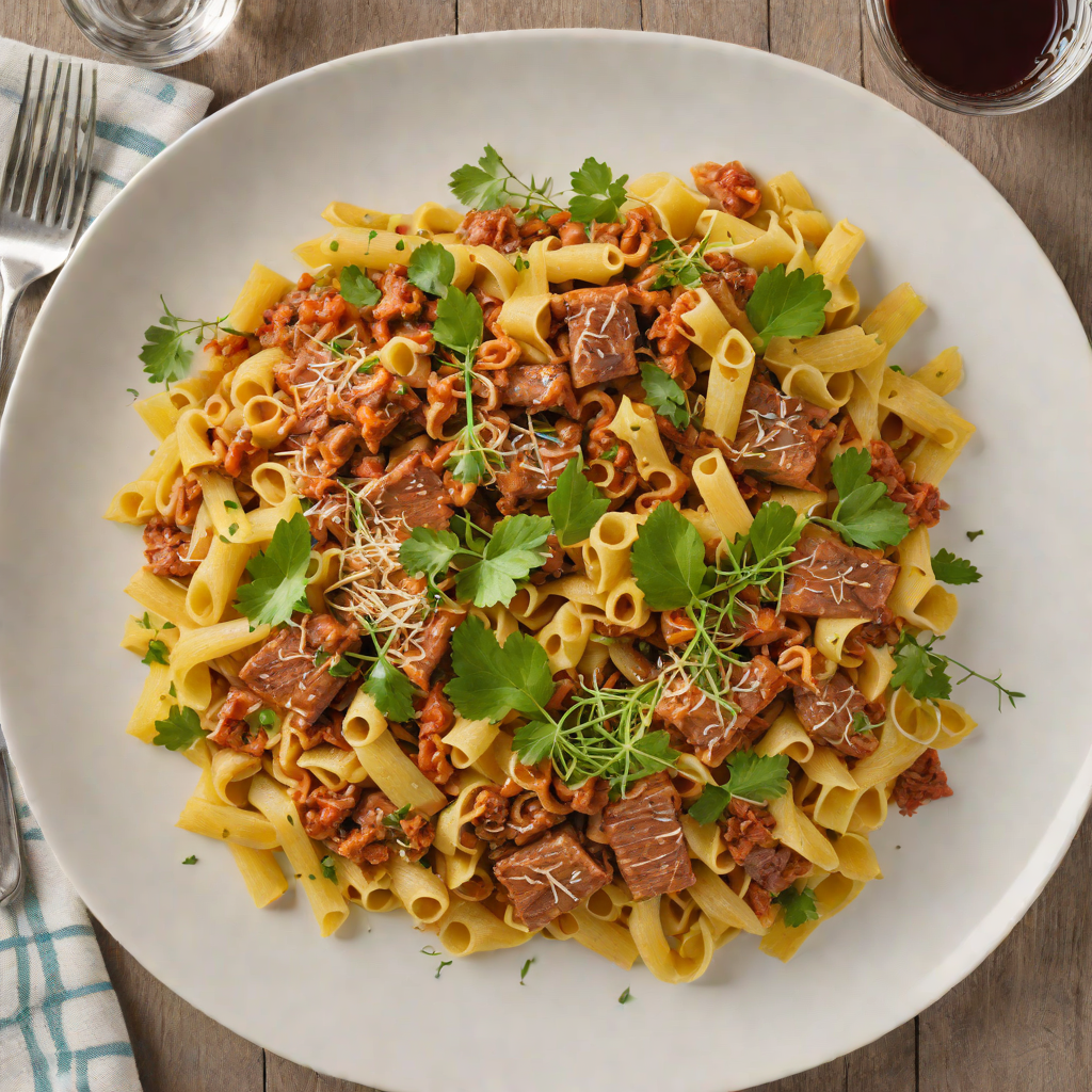 Slow-Simmered Sicilian Pork and Fennel Ragu with Maltagliati