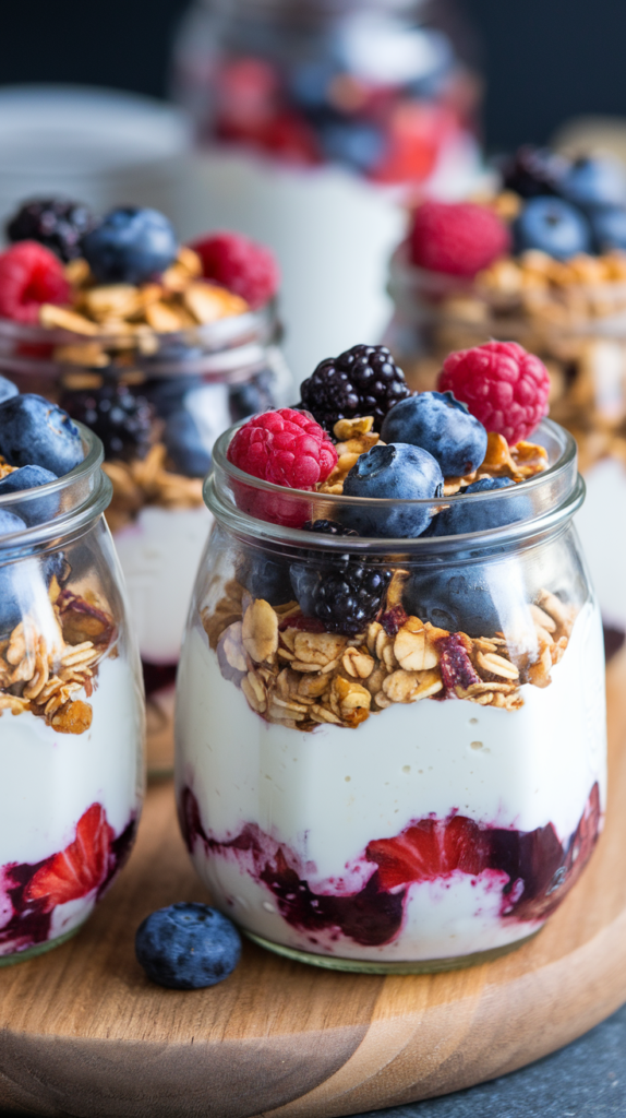 Layered Berry and Yogurt Parfait
