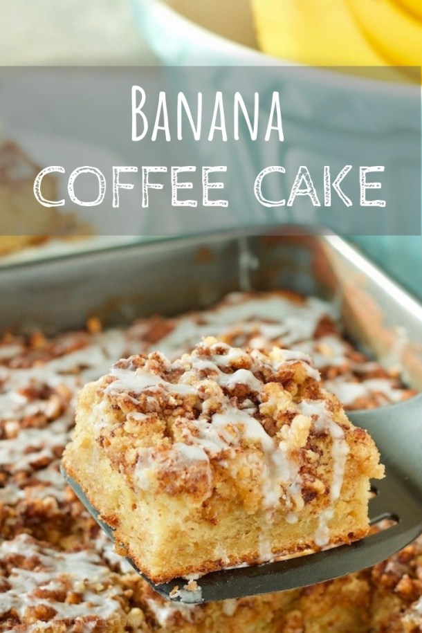 Banana Walnut Coffee Cake with Cinnamon Streusel
