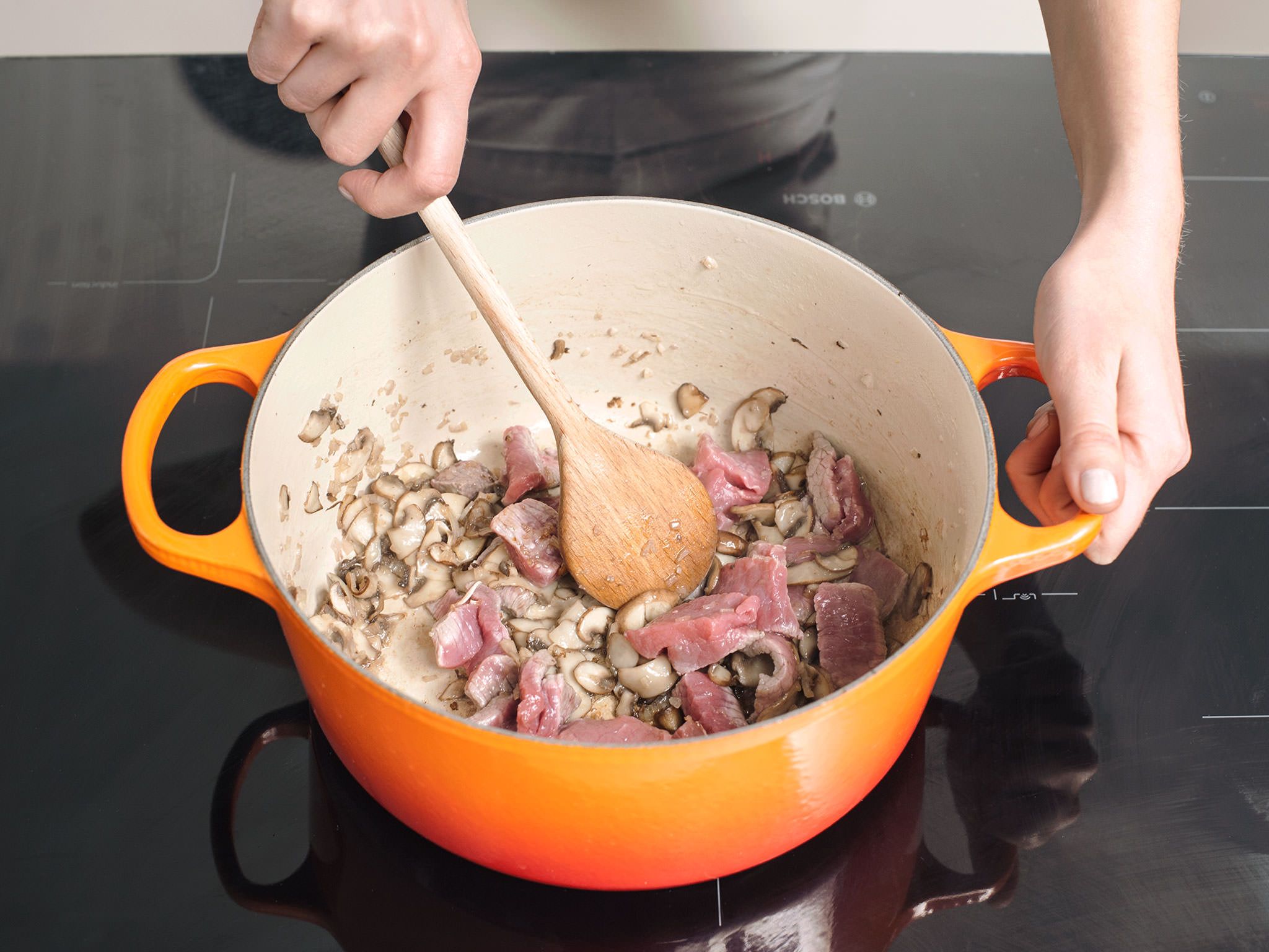 Sautéed Sauerkraut and Mushroom Stew with Smoked Paprika
