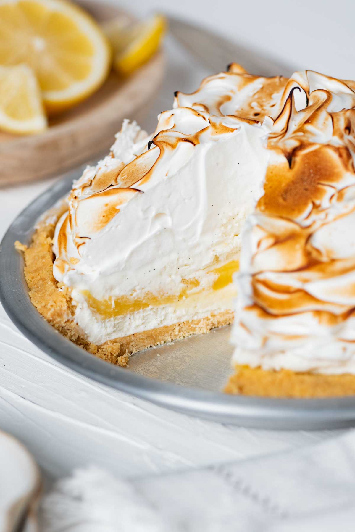 Lemon Meringue Ice Cream Pie