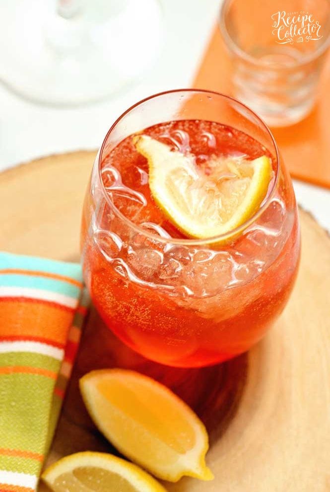 Sparkling Vodka Aperol Citrus Cooler