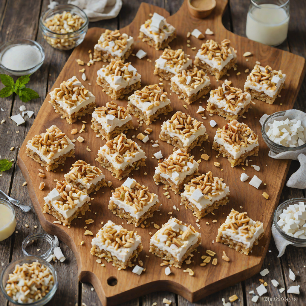 No-Bake Rice Krispie Treat Bars with Toasted Marshmallow