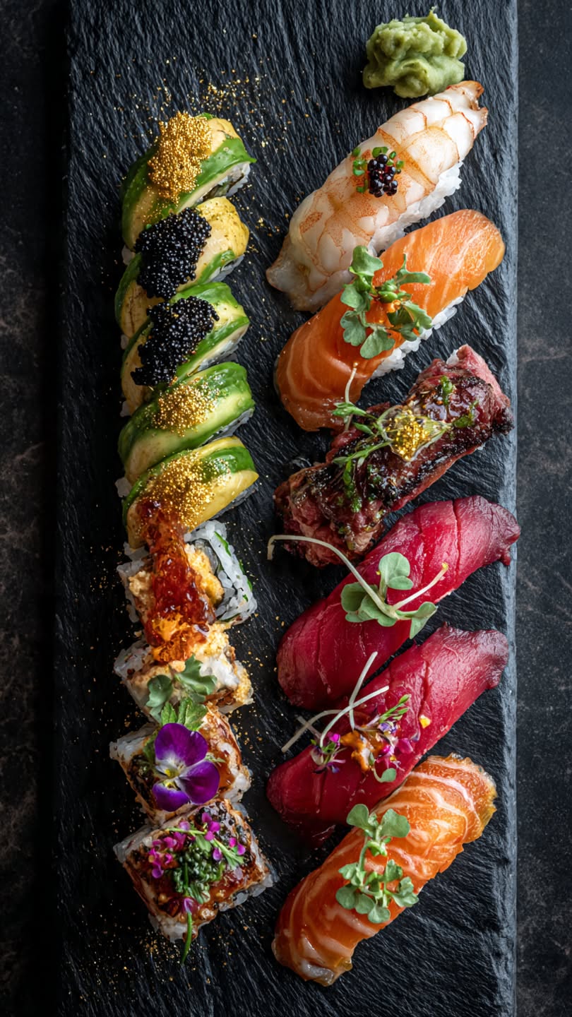 Mediterranean-Fusion Small Plates with Signature Sushi Rice