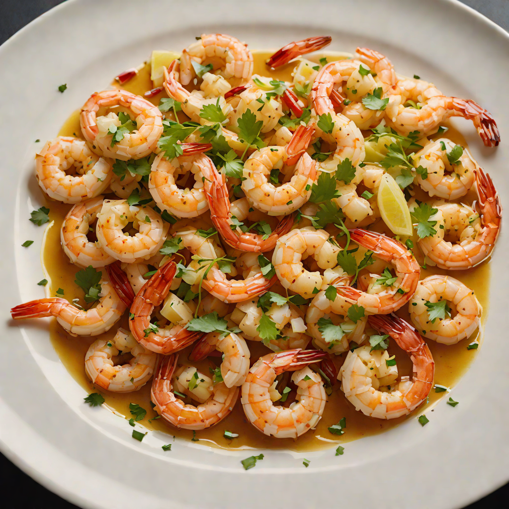 Sautéed Shrimp with Garlic and Chili in Olive Oil