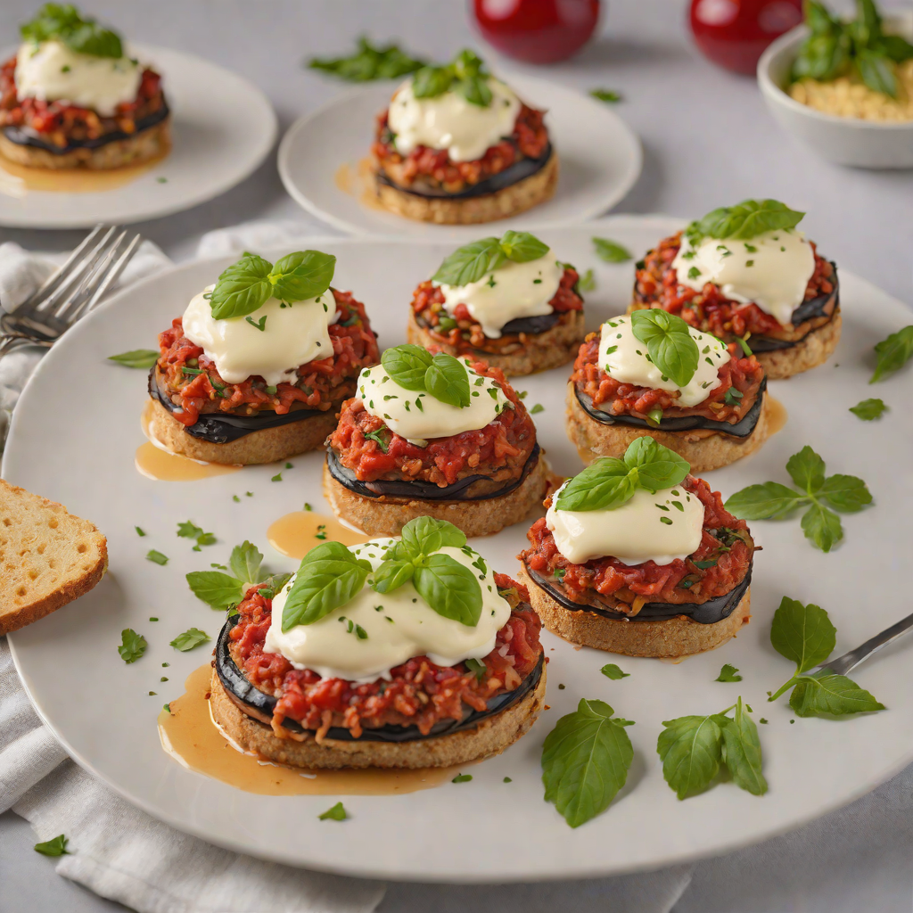 Oven-Baked Eggplant Parmesan Stacks