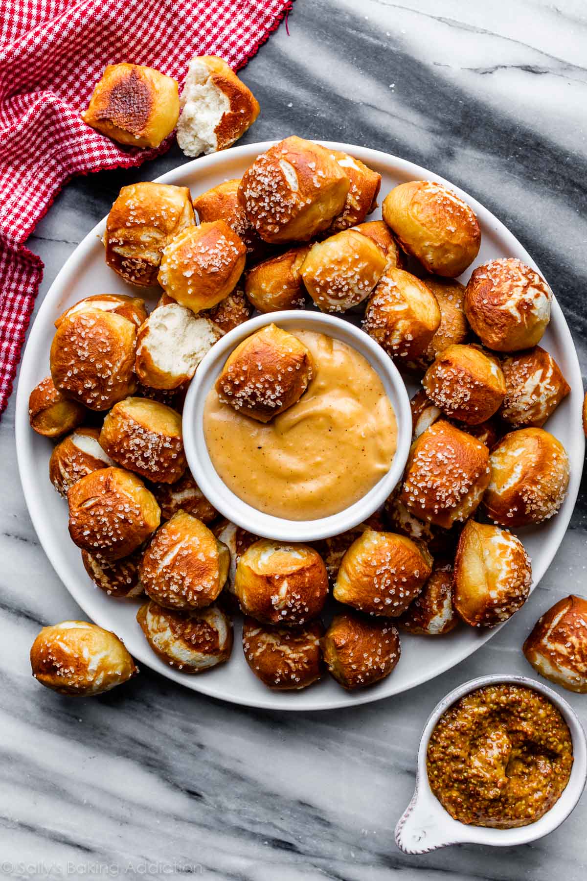 German Beer-Stein Pretzel Bites