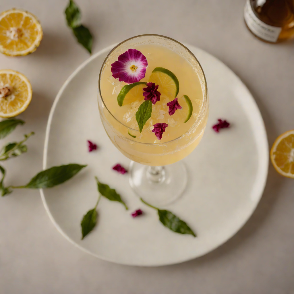 Desert Bloom Mezcal Sour