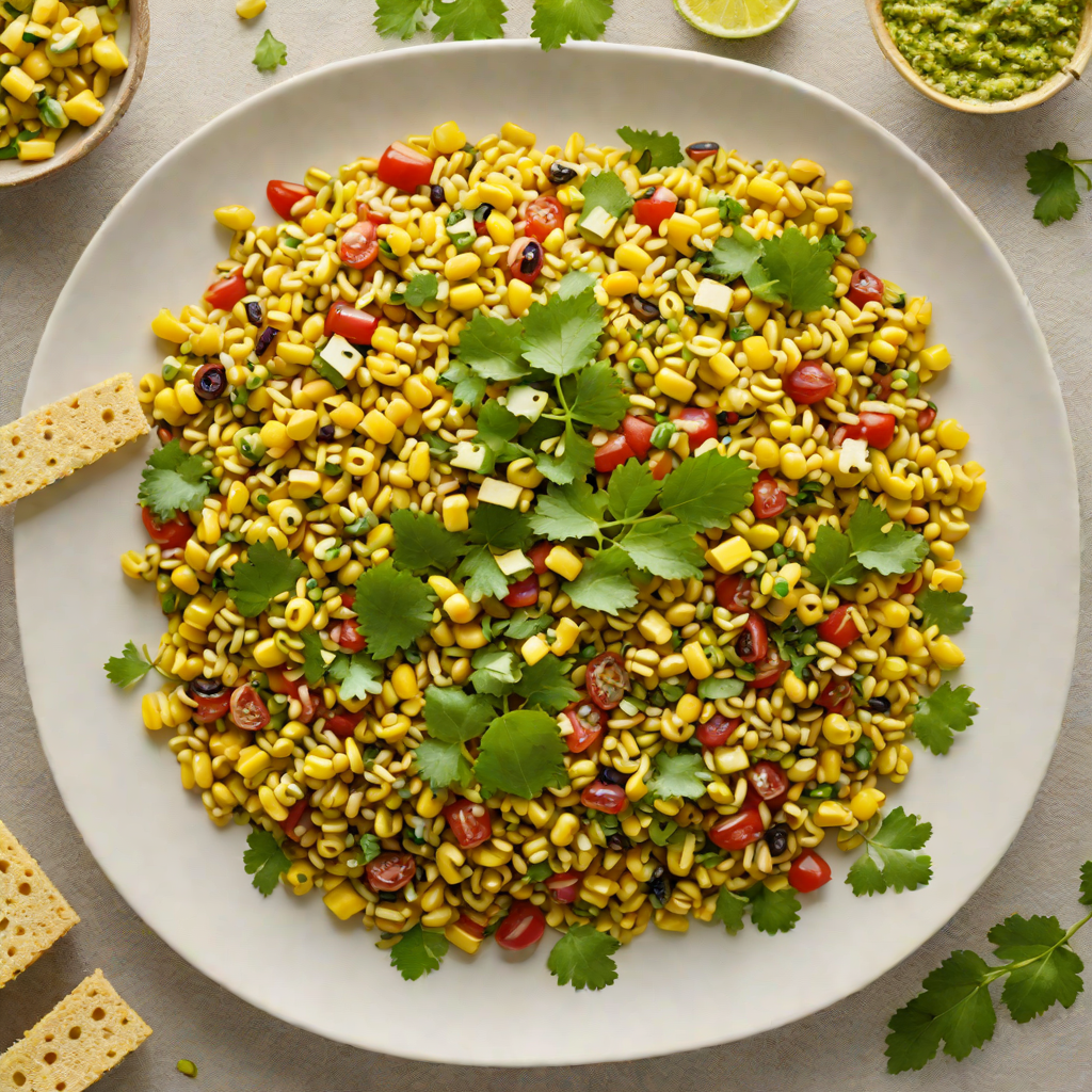 Toasted Corn and Pepita Salsa Verde