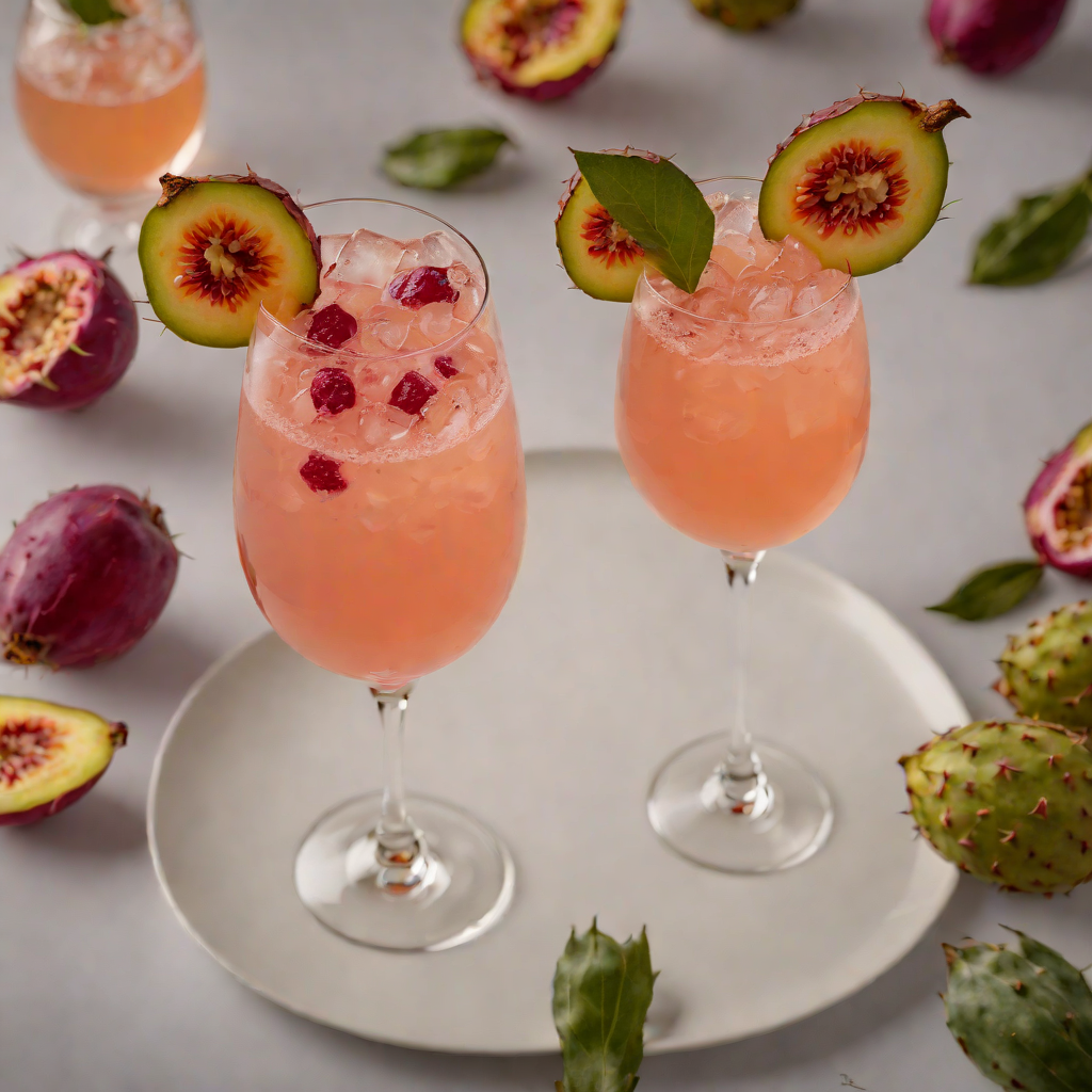 Prickly Pear Sunset Fizz