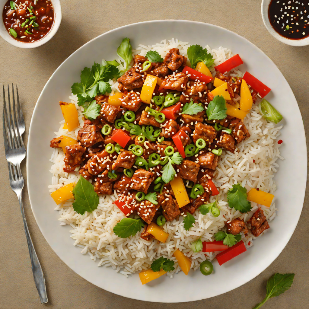 Korean-Inspired Spicy Pork Stir Fry with Rice